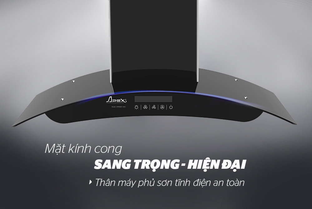 MÁY HÚT MÙI KÍNH CONG APEX APB6681-90C 2