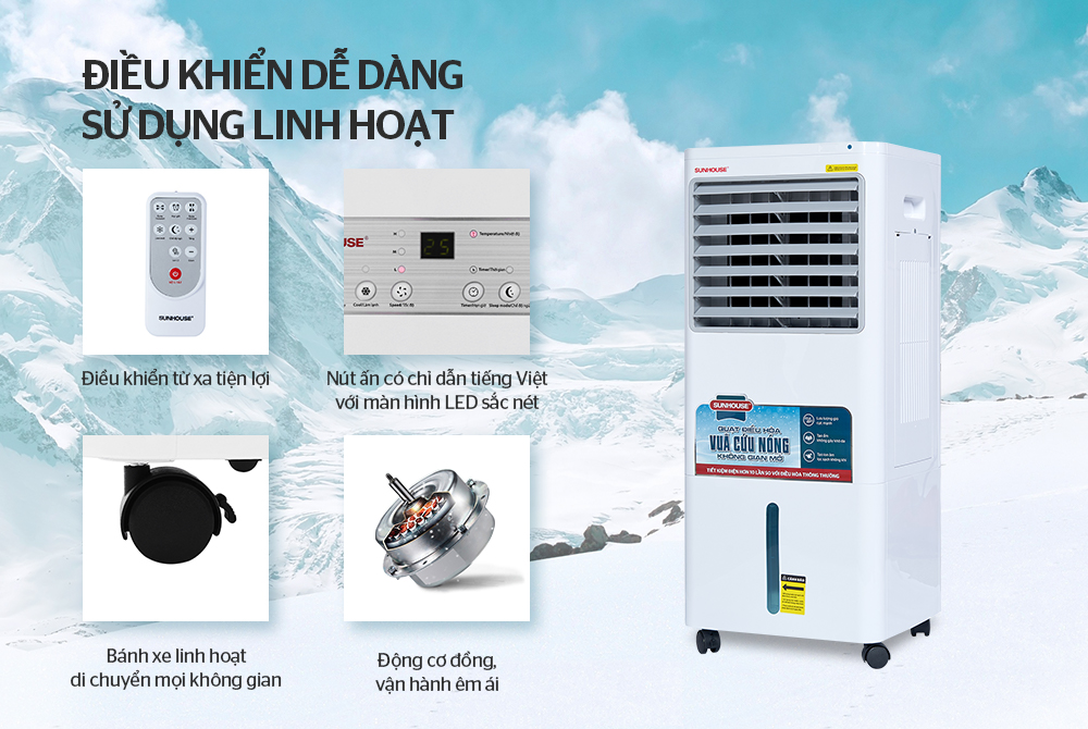 bảng điều khiển sử dụng linh hoạt