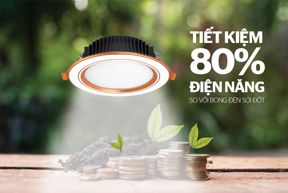 DOWNLIGHT VIỀN VÀNG 3 MÀU SUNHOUSE SHE-DL02-3/9W-VV 5