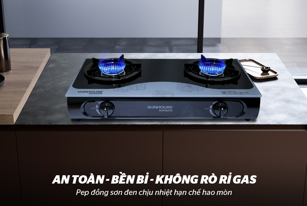 BẾP GAS DƯƠNG KÍNH SUNHOUSE MAMA MMB0782L 6