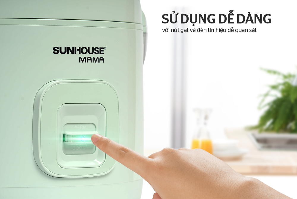 NỒI CƠM ĐIỆN 1.2L SUNHOUSE MAMA SHD8265B 7