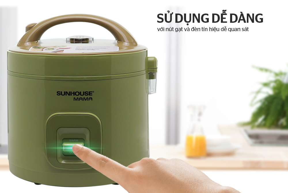 NỒI CƠM ĐIỆN 1.2L SUNHOUSE MAMA SHD8265G 7