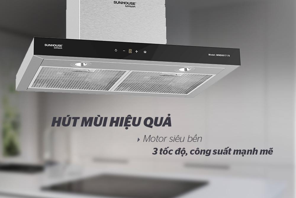 MÁY HÚT MÙI CAO CẤP CHỮ “T” SUNHOUSE MAMA MMB6817-70 5