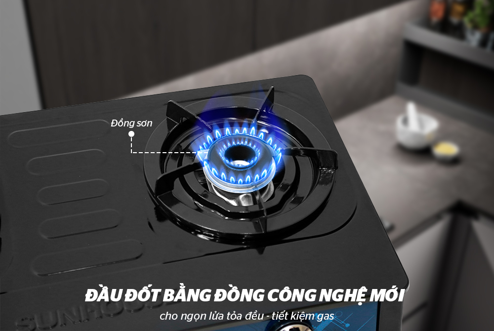 BẾP GAS DƯƠNG MẶT MEN SUNHOUSE MAMA MMB0980 4