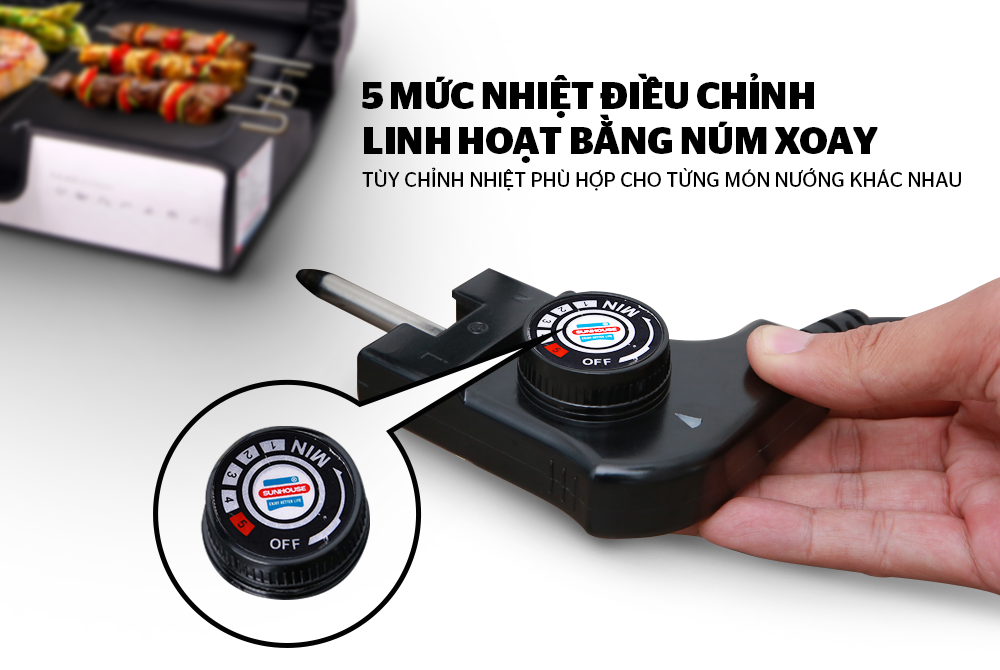 BẾP NƯỚNG ĐIỆN SUNHOUSE SHD4603 6