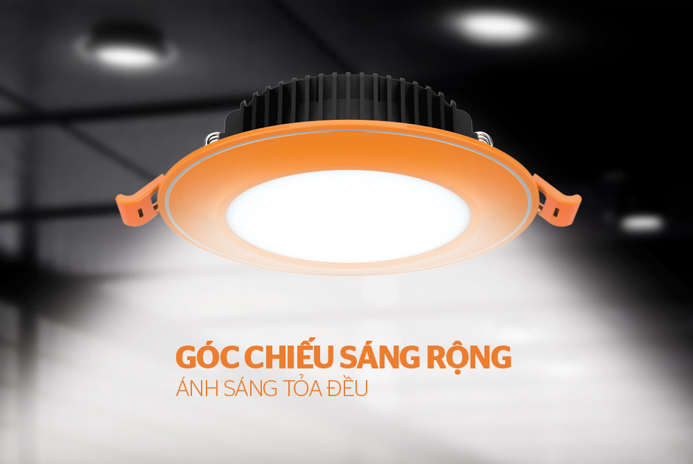 DOWNLIGHT MẶT CONG VÀNG 1 MÀU SUNHOUSE SHE-DL05-1/7W-MCV 3