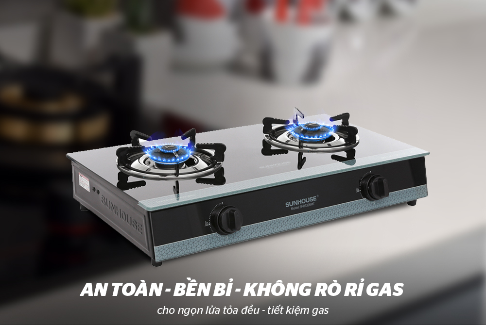 BẾP GAS DƯƠNG KÍNH SUNHOUSE SHB3326MT 4