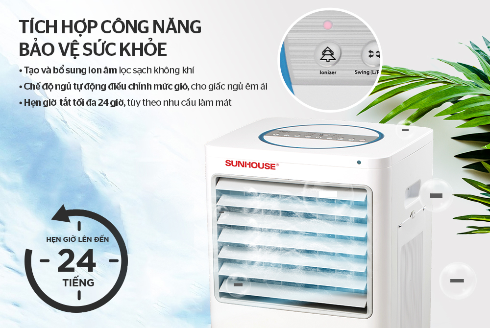 tích hợp công năng bảo vệ sức khỏe