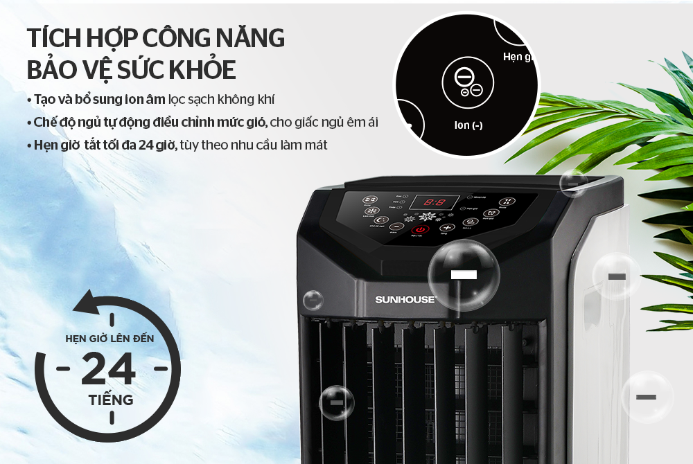 tính hợp nhiều công năng bảo vệ sức khỏe