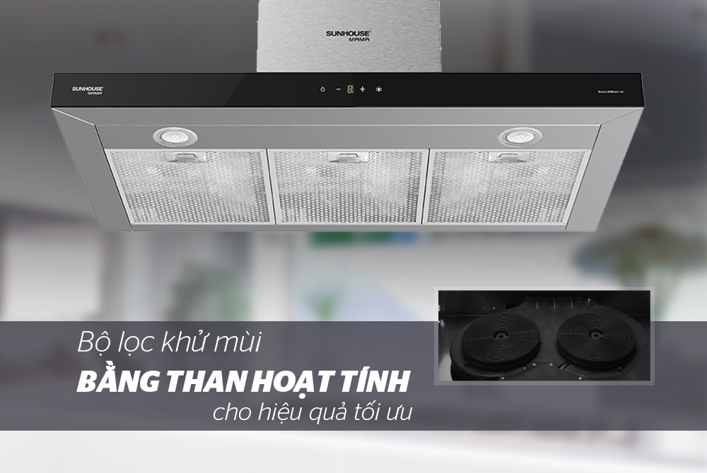 MÁY HÚT MÙI CAO CẤP CHỮ “T” SUNHOUSE MAMA MMB6817-90 6