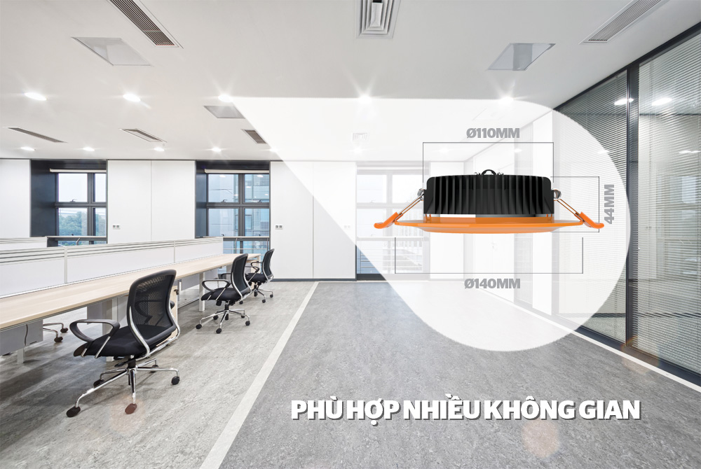 DOWNLIGHT MẶT CONG VÀNG 1 MÀU SUNHOUSE SHE-DL05-1/9W-MCV 4