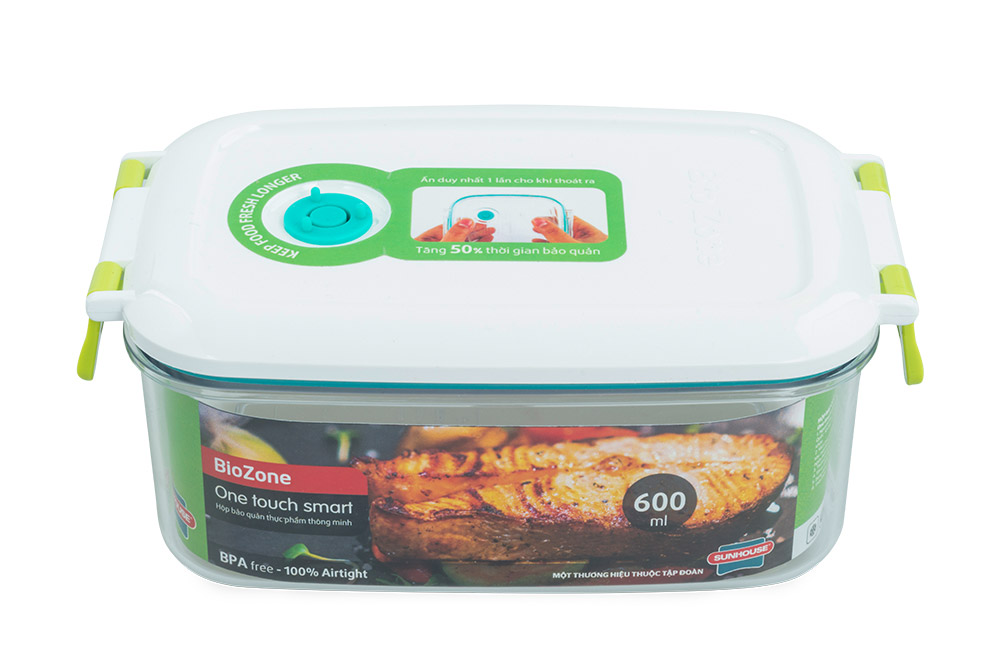 Bộ 2 hộp bảo quản thực phẩm thông minh BioZone Smart Saving KB-SM2P01 02