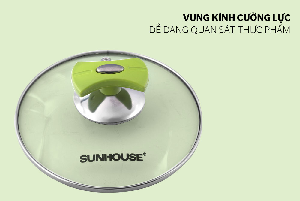 Bộ nồi inox 3 đáy SUNHOUSE SH336 02