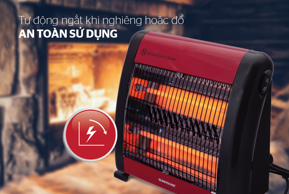 Sưởi điện hồng ngoại SUNHOUSE SHD7013 06