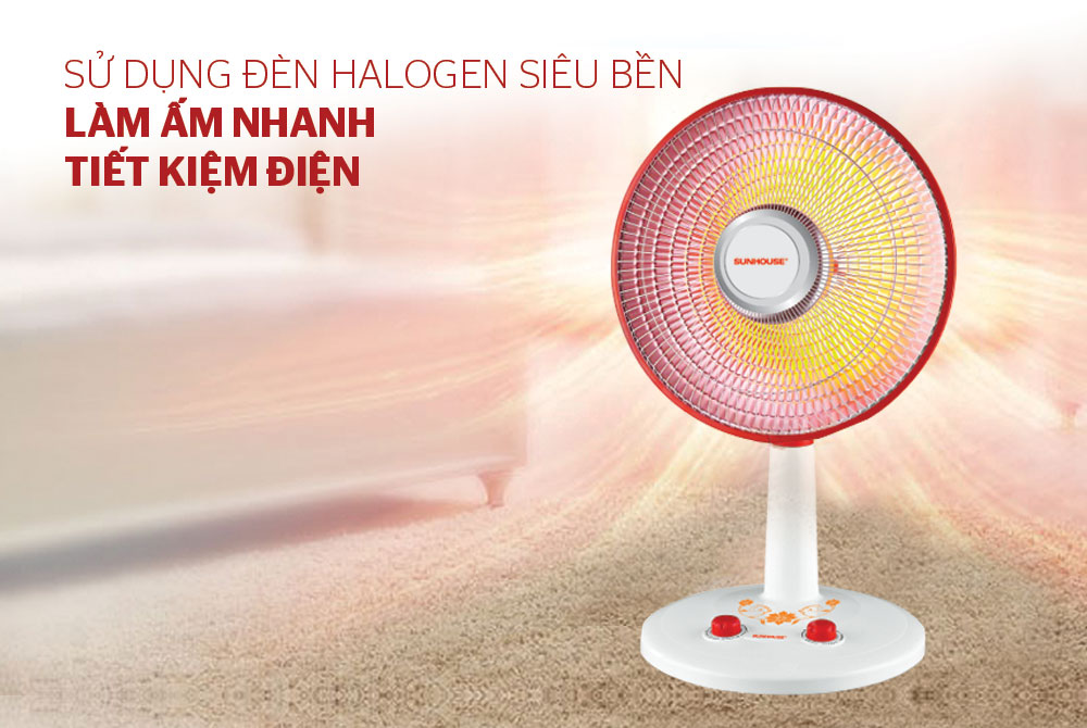 Quạt sưởi halogen SUNHOUSE SHD7005 03