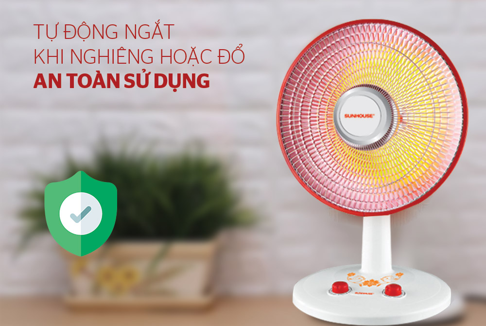 Quạt sưởi halogen SUNHOUSE SHD7005 05