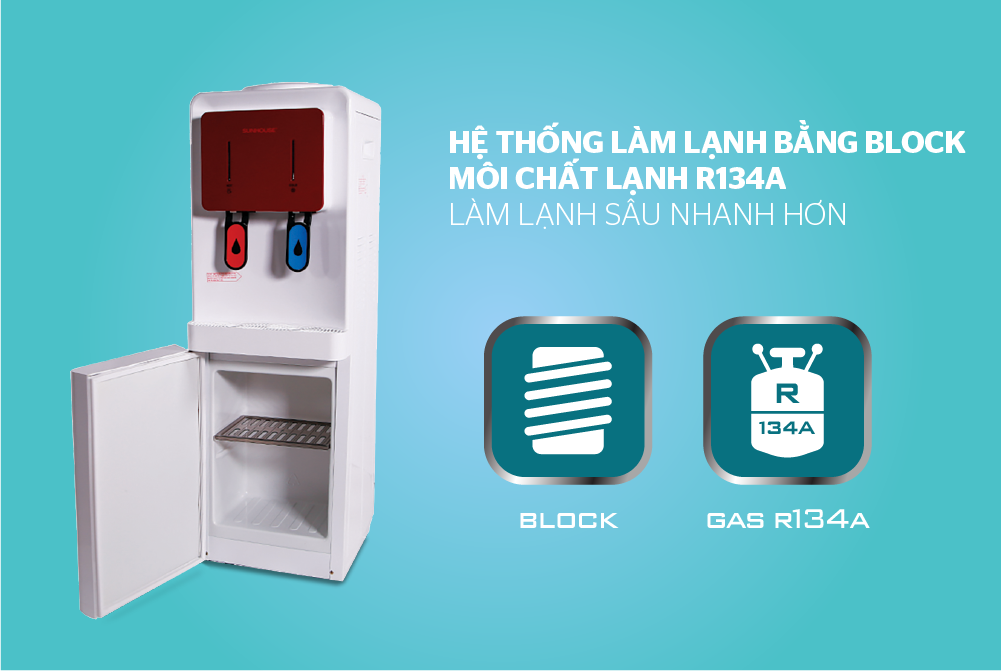 CÂY NƯỚC NÓNG LẠNH SUNHOUSE SHD9529 04