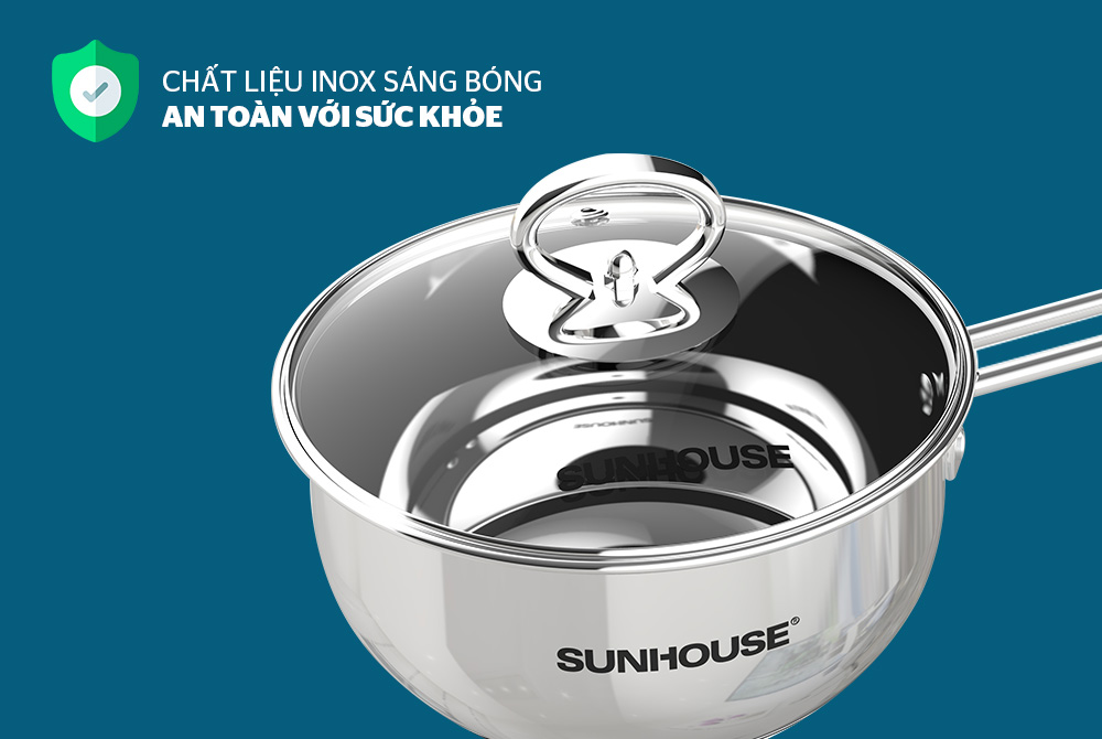 Bộ nồi Inox 3 đáy SUNHOUSE SHG2303MSA 02