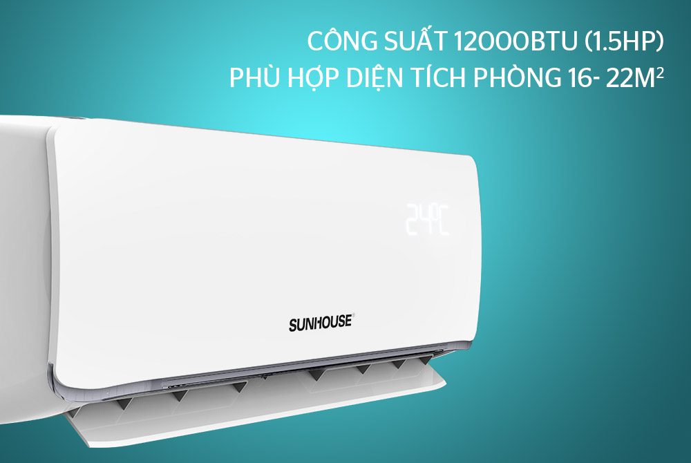 Điều hòa không khí hai chiều 9000BTU SUNHOUSE SHR-AW12H310 12