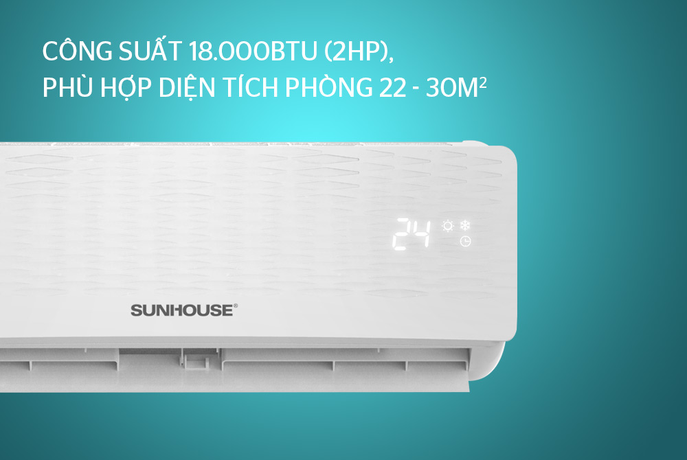 Điều hòa không khí một chiều 18000BTU SUNHOUSE SHR-AW18C110 10