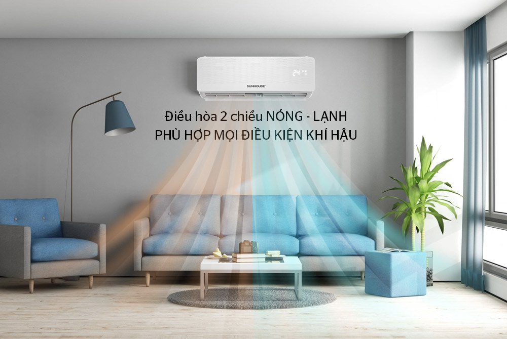 Điều hòa không khí hai chiều 12000BTU SUNHOUSE SHR-AW12H110 3