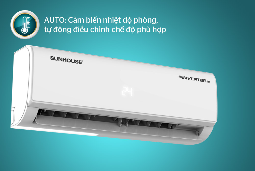 Điều hòa không khí một chiều INVERTER 18000BTU SUNHOUSE SHR-AW18IC610 6