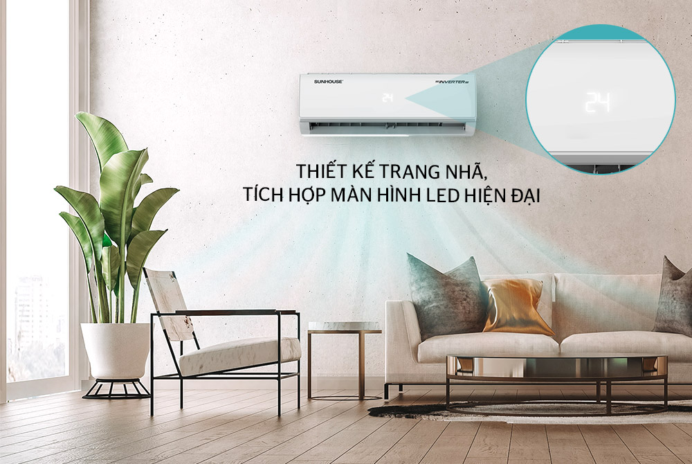 Thiết kế trang nhã, tích hợp màn hình LED hiện đại