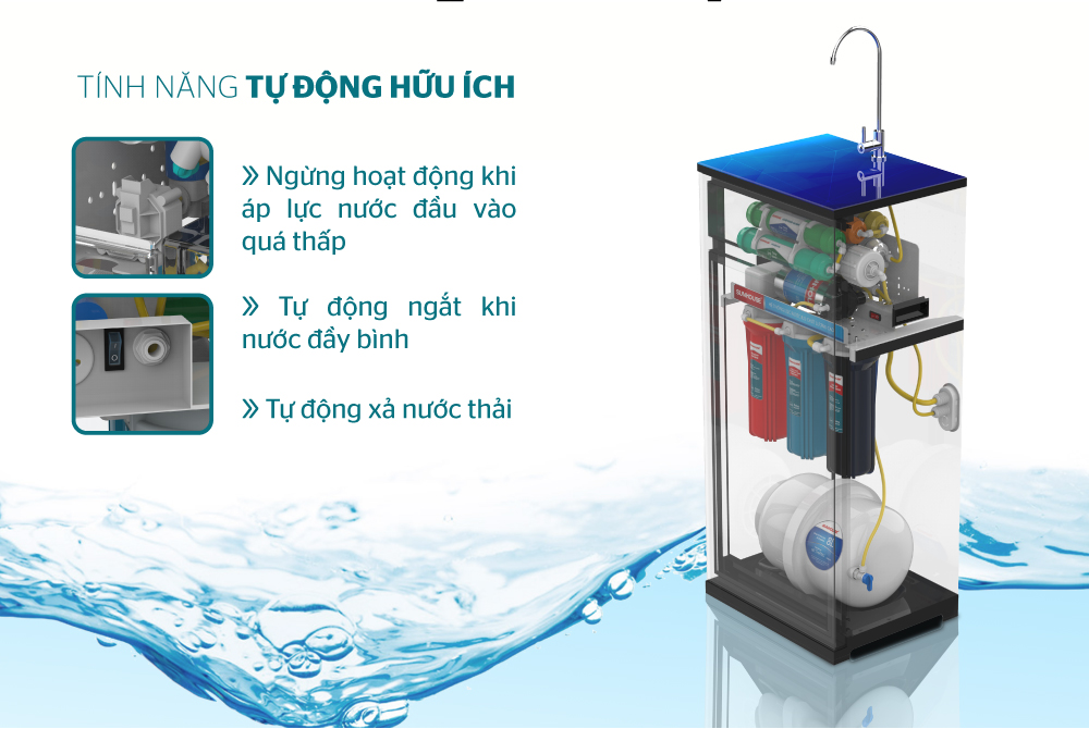 Máy lọc nước R.O 9 lõi SUNHOUSE SHA8859K 3