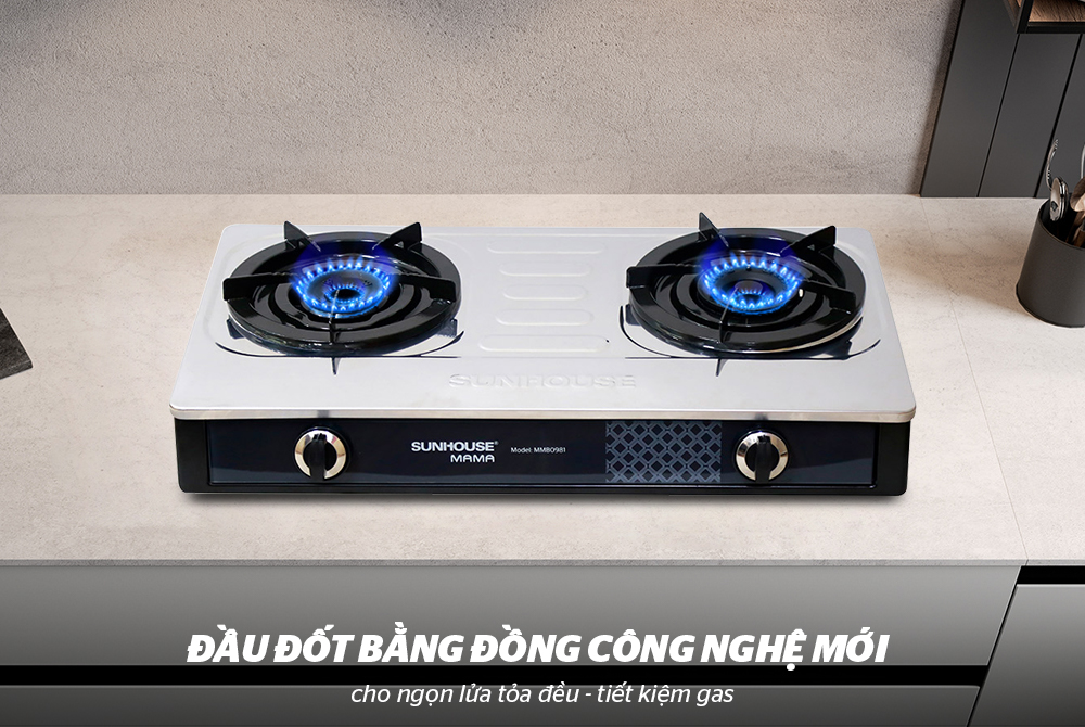 BẾP GAS DƯƠNG MẶT INOX SUNHOUSE MAMA MMB0981 4