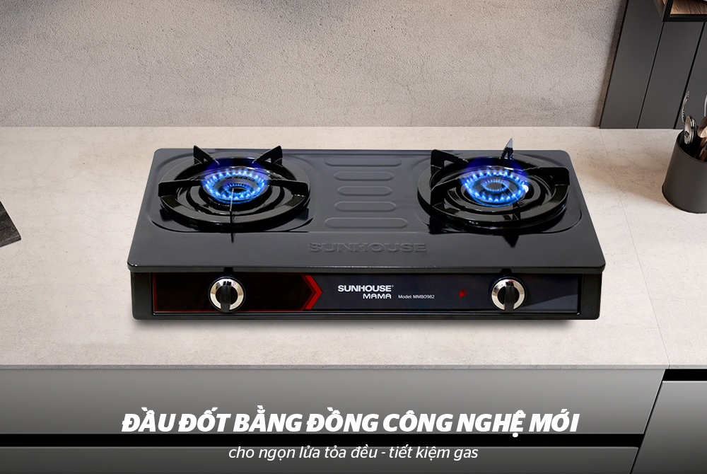 BẾP GAS DƯƠNG MẶT MEN SUNHOUSE MAMA MMB0982 4