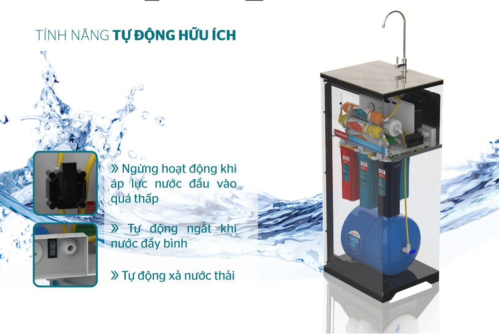 Máy lọc nước R.O 9 lõi SUNHOUSE SHA8817KP 4