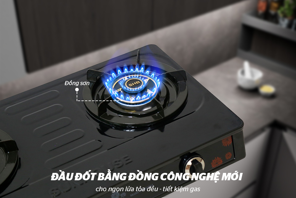 BẾP GAS DƯƠNG MẶT MEN SUNHOUSE MAMA MMB0984 4