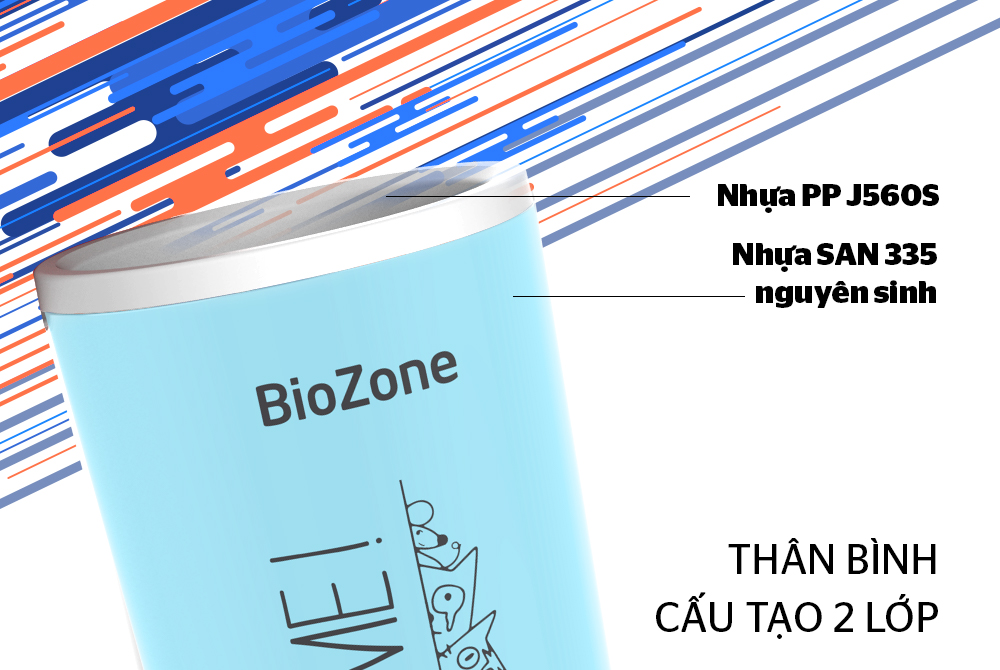 BÌNH CÁCH NHIỆT BIOZONE 500 ML KB-WA500P1BW 3