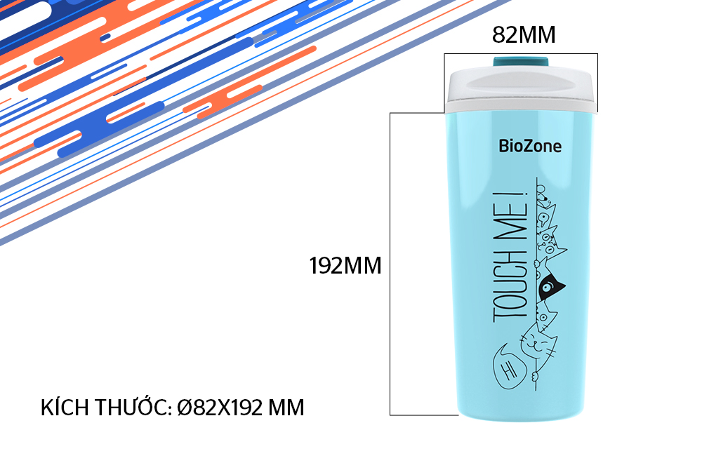 BÌNH CÁCH NHIỆT BIOZONE 500 ML KB-WA500P1BW 5