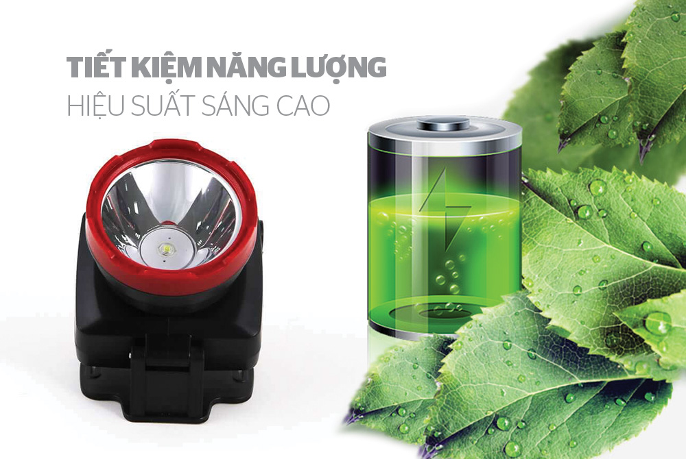 ĐÈN PIN ĐỘI ĐẦU SUNHOUSE SHE-5032 CỠ TRUNG, ĐEN ĐỎ, SÁNG TRẮNG 3