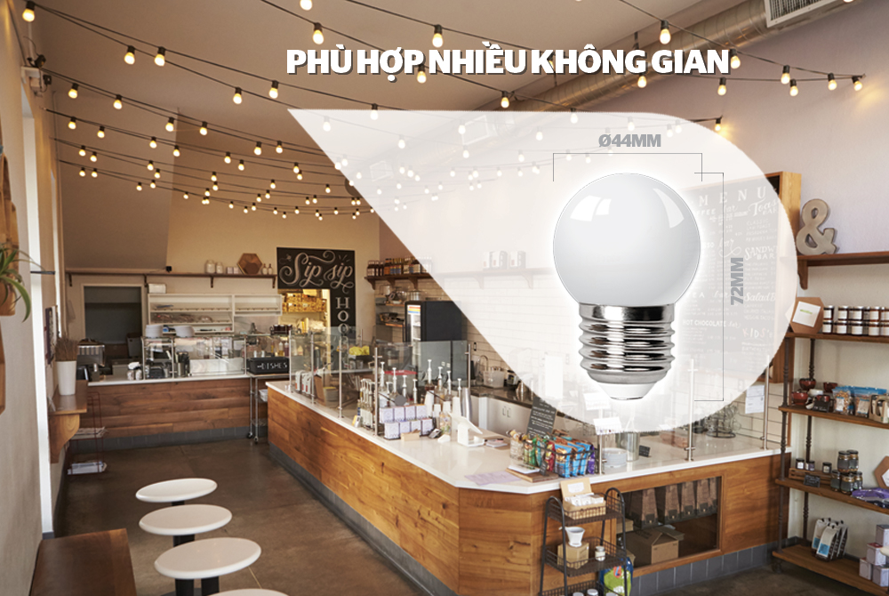 ĐÈN LED TRANG TRÍ HAPPYLIGHT HPL-01, MÀU TRẮNG 2