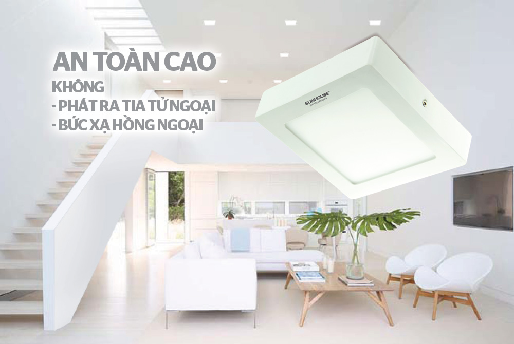 ĐÈN LED CEILING VUÔNG SUNHOUSE-SPEC 18W SHE-LEDCES-18W-S,s 6