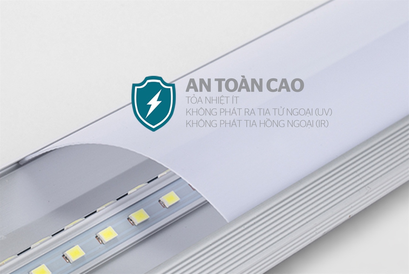 ĐÈN LED TUÝP BÁN NGUYỆT SUNHOUSE Spec 40W SHE-TUBBN-40W-S 4