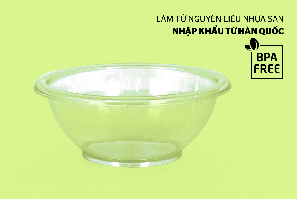 CÔNG NĂNG: CHUYÊN DỤNG ĐỂ TRỘN SALAD •	Trộn salad dễ dàng hơn Bát trộn salad BioZone 3200ml với thiết kế hiện đại giúp cho việc trộn các món salad của bạn trở nên dễ dàng, thuận tiện hơn. Bát phù hợp để chế biến salad cho 2-4 người ăn. •	Độ bền cao, an toàn với sức khỏe Với chất liệu nhựa SAN nguyên sinh, thân bát dày, chịu lực tốt, bát có độ bền cao, an toàn với sức khỏe. Vì vậy, bạn hoàn toàn yên tâm khi sử dụng lâu dài.   •	Nhiều dung tích tiện lợi Dòng bát trộn salad BioZone có nhiều dung tích khác nhau từ 900-5000ml đáp ứng nhu cầu trộn salad đa dạng tại gia đình. Đặc biệt, bát có thiết kế đồng nhất, dễ dàng xếp lồng vào nhau để tiết kiệm diện tích. HƯỚNG DẪN SỬ DỤNG VÀ BẢO QUẢN: Dùng để trộn thực phẩm, không dùng để nấu ăn Không dùng vật sắc nhọn chà xát lên sản phẩm Rửa sạch và bảo quản ở nơi khô ráo sau khi sử dụng 2