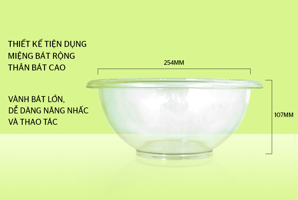 CÔNG NĂNG: CHUYÊN DỤNG ĐỂ TRỘN SALAD •	Trộn salad dễ dàng hơn Bát trộn salad BioZone 3200ml với thiết kế hiện đại giúp cho việc trộn các món salad của bạn trở nên dễ dàng, thuận tiện hơn. Bát phù hợp để chế biến salad cho 2-4 người ăn. •	Độ bền cao, an toàn với sức khỏe Với chất liệu nhựa SAN nguyên sinh, thân bát dày, chịu lực tốt, bát có độ bền cao, an toàn với sức khỏe. Vì vậy, bạn hoàn toàn yên tâm khi sử dụng lâu dài.   •	Nhiều dung tích tiện lợi Dòng bát trộn salad BioZone có nhiều dung tích khác nhau từ 900-5000ml đáp ứng nhu cầu trộn salad đa dạng tại gia đình. Đặc biệt, bát có thiết kế đồng nhất, dễ dàng xếp lồng vào nhau để tiết kiệm diện tích. HƯỚNG DẪN SỬ DỤNG VÀ BẢO QUẢN: Dùng để trộn thực phẩm, không dùng để nấu ăn Không dùng vật sắc nhọn chà xát lên sản phẩm Rửa sạch và bảo quản ở nơi khô ráo sau khi sử dụng 3