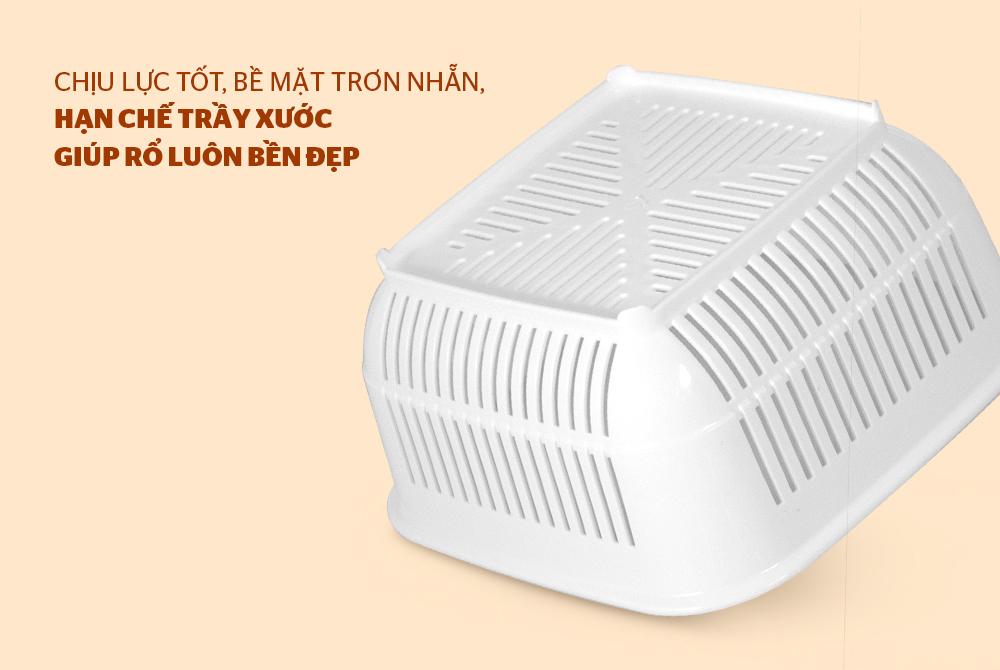 BỘ 5 RỔ ĐỰNG THỰC PHẨM BIOZONE 16CM KB-BA5B01W 4