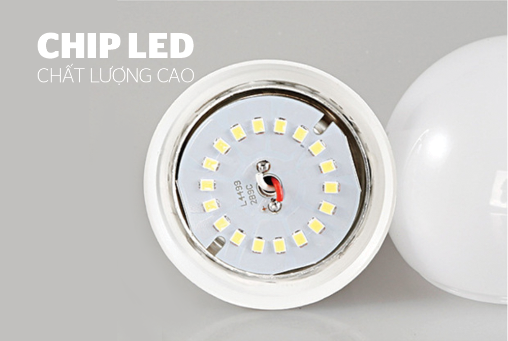 Bộ đèn LED thân nhôm SHE-LEDA45AL-A3W (trắng) 2
