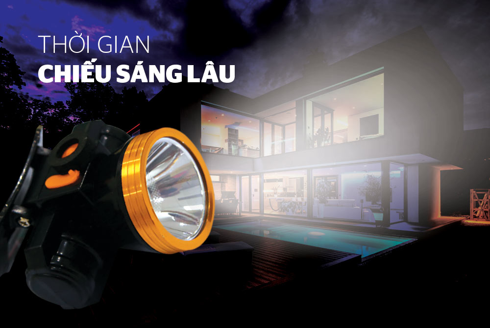 ĐÈN ĐỘI ĐẦU HAPPY LIGHT HPE-05.01W-V 2