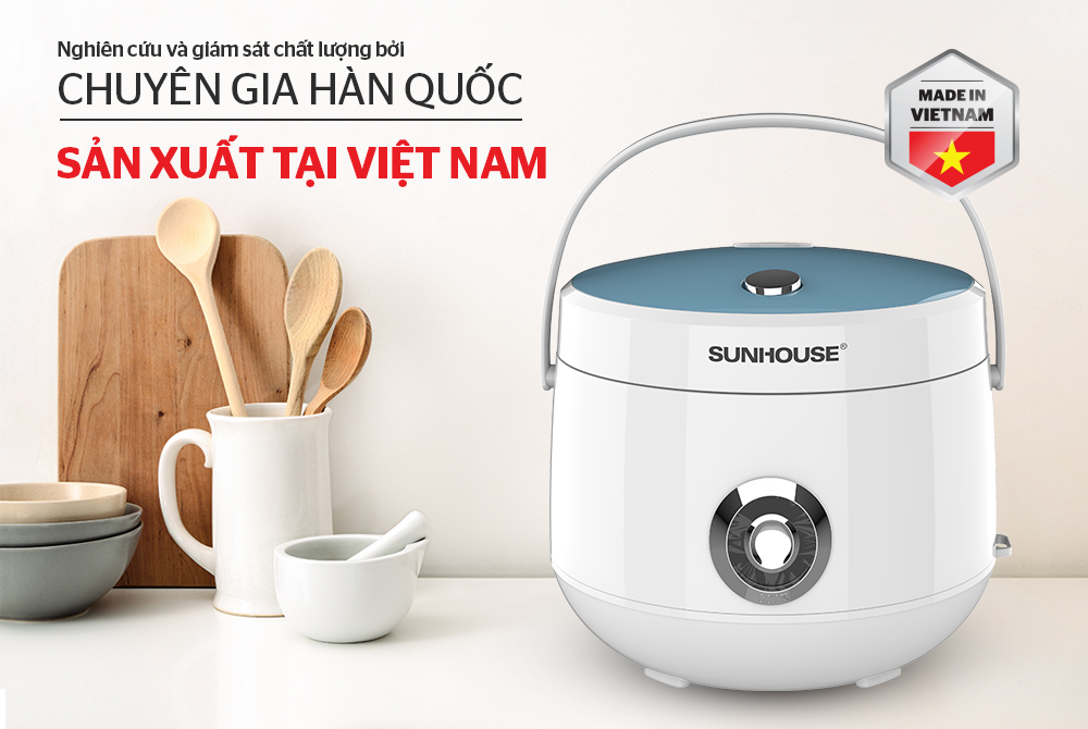 NỒI CƠM ĐIỆN 1.8 L SUNHOUSE SHD8606 1