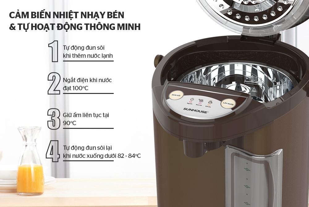 BÌNH THỦY ĐIỆN 3.5 L SUNHOUSE SHD1535C 5