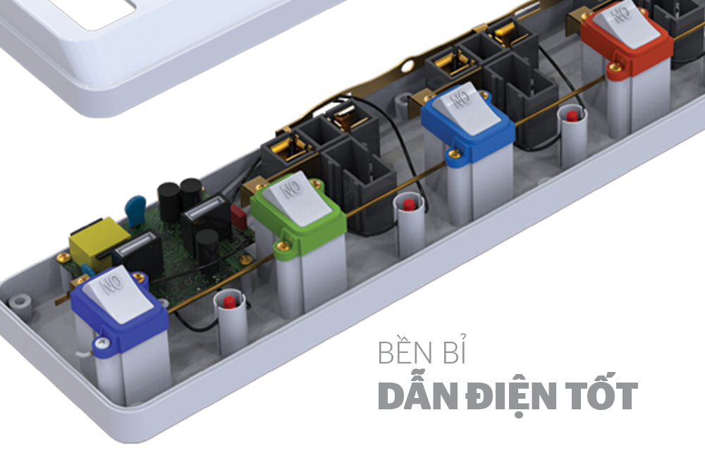 Ổ CẮM ĐIỆN APE-OC2-5RD 4