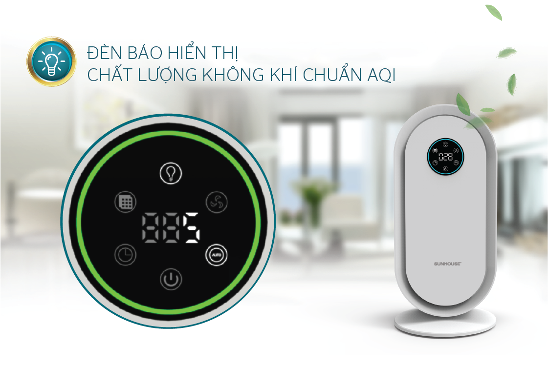 Máy lọc không khí SUNHOUSE SHD-30AP9730 2