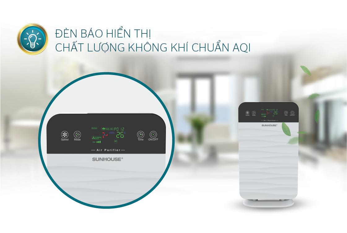 Máy lọc không khí SUNHOUSE SHD-15AP9715 2