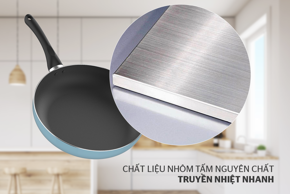 CHẢO CHỐNG DÍNH ĐÁY TỪ SUNHOUSE SHG1120MB, SHG1124MB, SHG1126MB, SHG1128MB 4