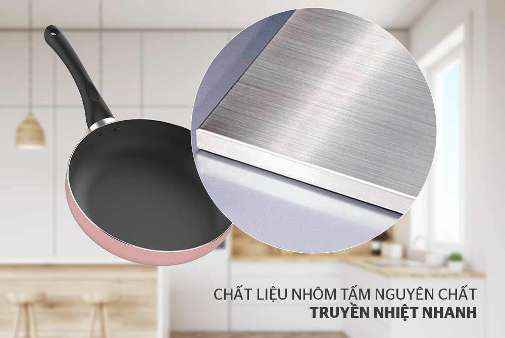 CHẢO CHỐNG DÍNH ĐÁY TỪ SUNHOUSE SHG1120MP, SHG1124MP, SHG1126MP, SHG1128MP 4